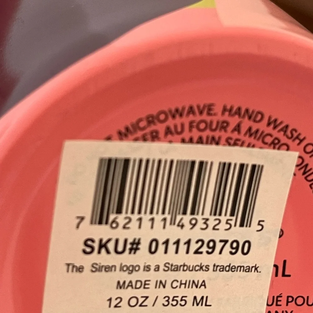 💗NWT♥️Starbucks Valentine’s 2022 Release Ceramic Hearts Tumbler - Picture 9 of 9